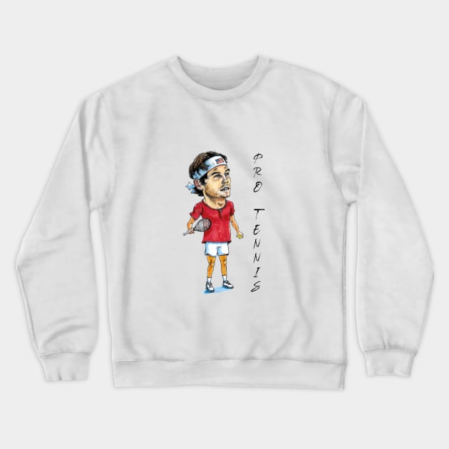 Taylor Fritz Crewneck Sweatshirt by dizzycat-biz